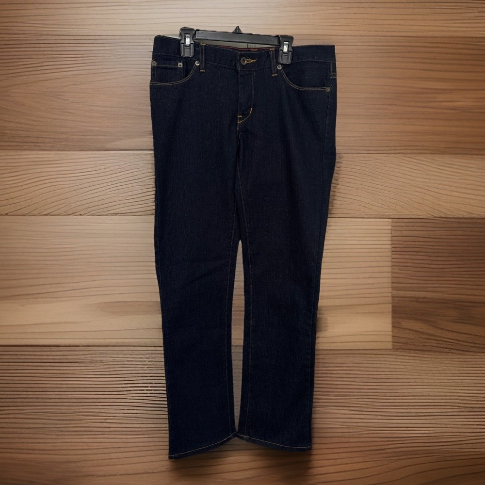 Raleigh Denim Womens Jeans 28 Dark Wash Straight Leg White Oak Cone Ltd Edition